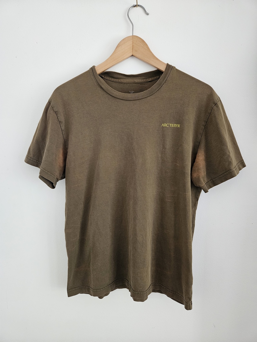 Arc'teryx Shirt Medium Olive Green Climbing Hiking Outdoor